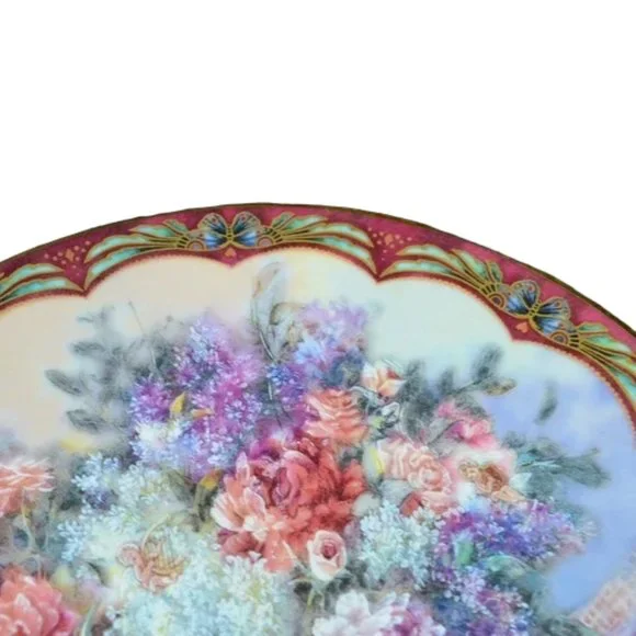 Magic Makers Plate by Lena Liu #1 In Flower Fairies 22 karat gold Decoration - Picture 3 of 8